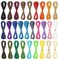 35 Colors 1 mm Waxed Polyester Cord Bracelet Cord Wax Coated Thread for Jewelry Making Waxed String for Bracelet Making10m for Each Color
